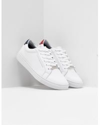 tommy hilfiger white essential sneakers