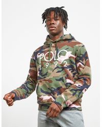 polo 1992 camo hoodie