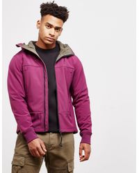 purple shell jacket
