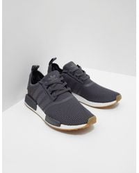adidas nmd r1 men's grey and white