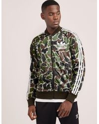 adidas originals superstar green track top