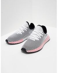 adidas deerupt womens black and pink