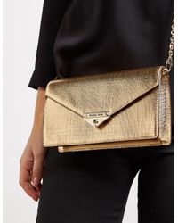 michael kors gold shoulder bag