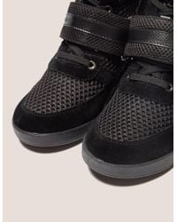 armani jeans wedge sneakers