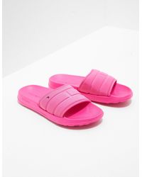 tommy hilfiger slides pink