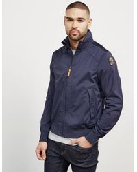 Parajumpers Mens Miles Hooded Jacket Navy, Navy in Blue for Men - Lyst
