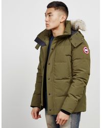canada goose wyndham parka green
