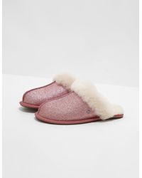 pink sparkle ugg slippers