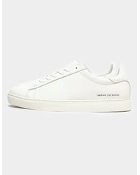 armani exchange white shoes