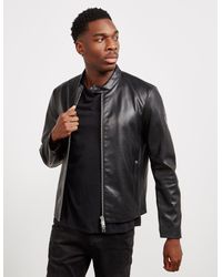 armani faux leather jacket