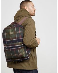 barbour tartan backpack