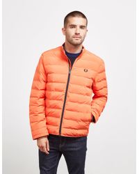 fred perry orange jacket