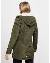 barbour garrison jacket green