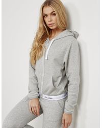 calvin klein women's zip hoodie