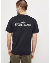 stone island printed short sleeve t shirt