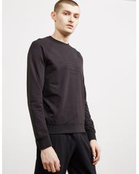 emporio armani embossed eagle sweatshirt