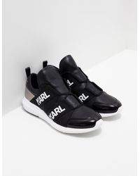 karl lagerfeld vitesse legere strap sneakers