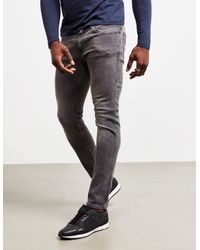 HUGO Denim 734 Skinny Jeans Grey in Gray for Men - Lyst