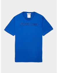 helmut lang blue shirt