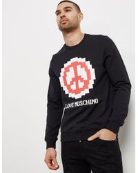 moschino peace sweatshirt