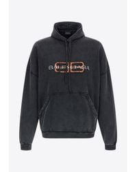 Balenciaga Bb Mode Hoodie in Black for Men | Lyst Canada