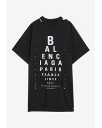 Balenciaga The Carrie Oversized T-Shirt in White | Lyst
