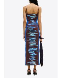 Ph5 Iris Asymmetric Stretch-Knit Maxi Dress in Green | Lyst Ph5 Iris Asymmetric Stretch-Knit Maxi Dress in Green | Lyst
