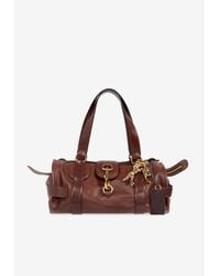 ハンドバッグ CHLOE' BORSA Kerala 25 in rafia e pelle Chloé Borsa Kerala 25 In Rafia E Pelle in Natural | Lyst