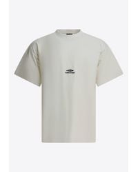 Balenciaga Tbilisi Oversized T-Shirt in Gray for Men | Lyst