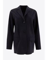 Max Mara Palchi Single-Breasted Blazer in Brown | Lyst