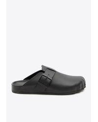Balenciaga Santiago Leather Mules in Black for Men | Lyst Balenciaga Santiago Leather Mules in Black for Men | Lyst