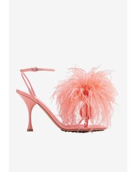 bottega veneta pink sandals