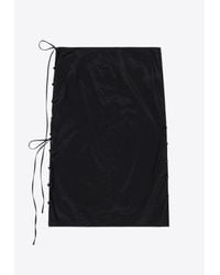 Low Classic See-Through Back Strap Shirt in Blue | Lyst