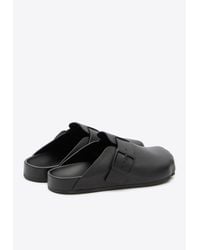 Balenciaga Bb Cosy Croc-print Leather Mules in Black for Men Balenciaga Bb Cosy Croc-print Leather Mules in Black for Men