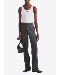 Prada Topwear Prada Sheer Logo Socks Prada Sheer Logo Socks In