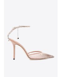 Jimmy Choo Traci Mesh Pumps 90 in Yellow | Lyst Australia