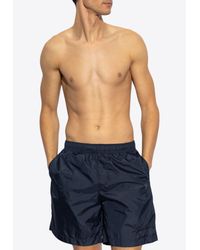 Givenchy Swim Shorts With Logo in Black for Men | Lyst Canada