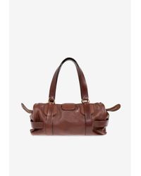 ハンドバッグ CHLOE' BORSA Kerala 25 in rafia e pelle Chloé Borsa Kerala 25 In Rafia E Pelle in Natural | Lyst
