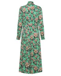 Custommade• Synthetic Rebecca Dress in Floral,Green (Green) - Lyst