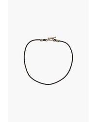 Luis Morais - Black Small Skull Outline Toggle Bracelet for Men - Lyst