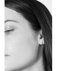 Kathleen Whitaker - Metallic Medium Stitch Earring - Lyst