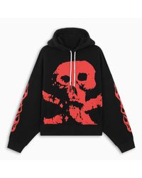 palm angels flame hoodie
