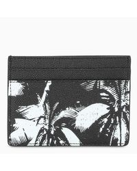 saint laurent palm tree card holder