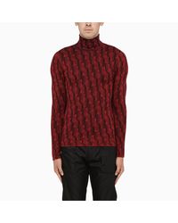prada red sweater