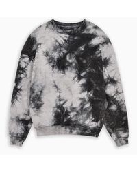 black and white tie dye sweatsuit