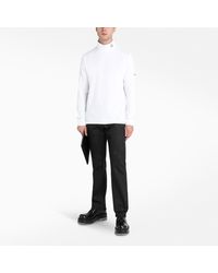 Fred Perry Cotton White Turtleneck Sweater Raf Simons for Men - Lyst
