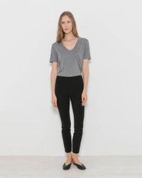 T By Alexander Wang Black High Waisted Fitted Pants