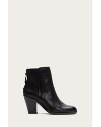 frye cameron chevron bootie