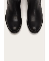 frye melissa stud back zip wide calf