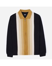 stussy miles polo sweater